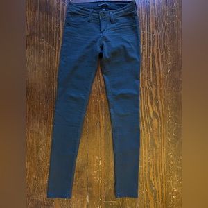 Flying monkey size 26 mid-rise coated black skinny jeans